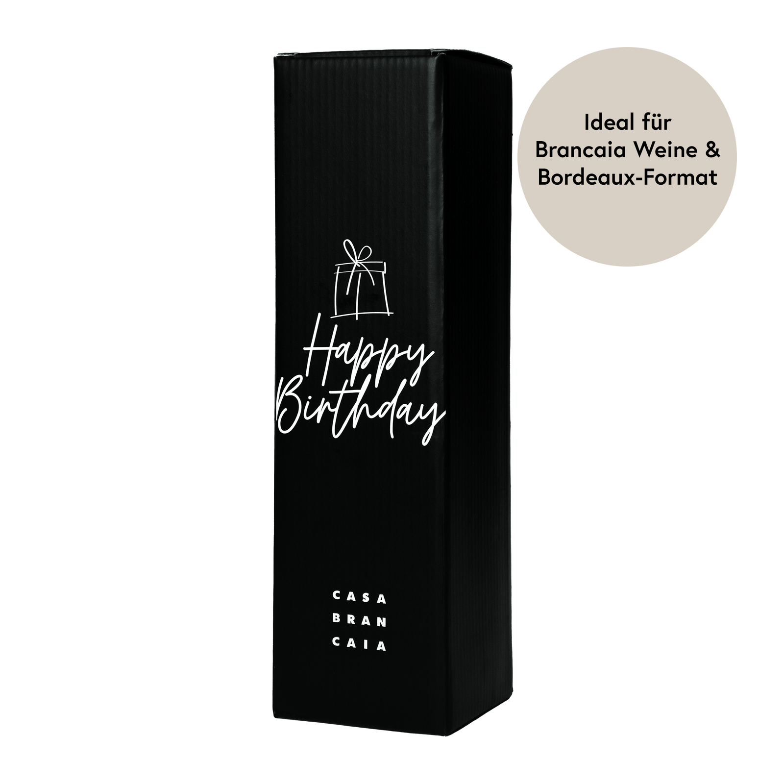 Geschenkkarton HAPPY BIRTHDAY (1x75 cl)