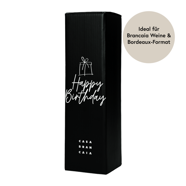 Geschenkkarton HAPPY BIRTHDAY (1x75 cl)