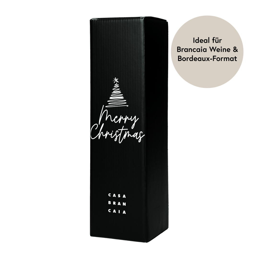 Geschenkkarton MERRY XMAS 1x75 cl