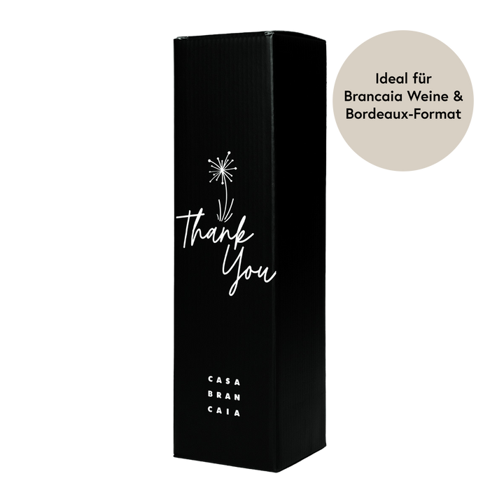 Geschenkkarton THANK YOU (1x75 cl)
