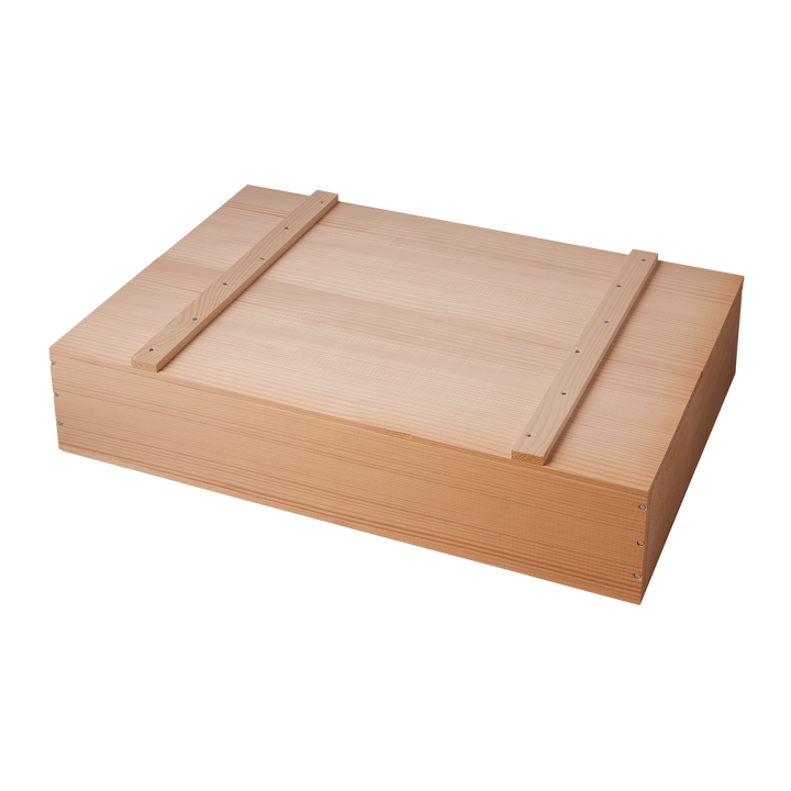 Holzkiste 6er flach