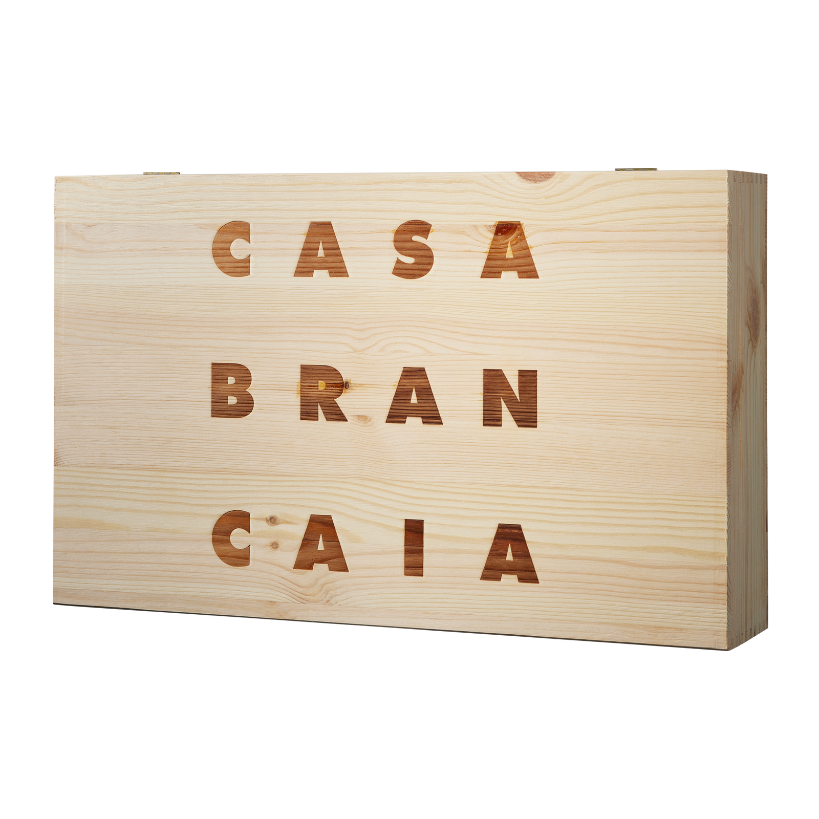 Holzkiste 6er Brancaia flach