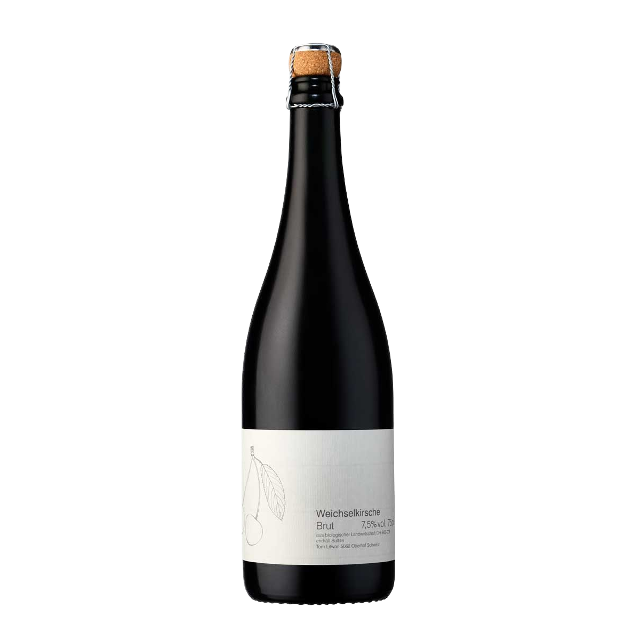 Schaumwein Weichselkirsche 2021 Brut