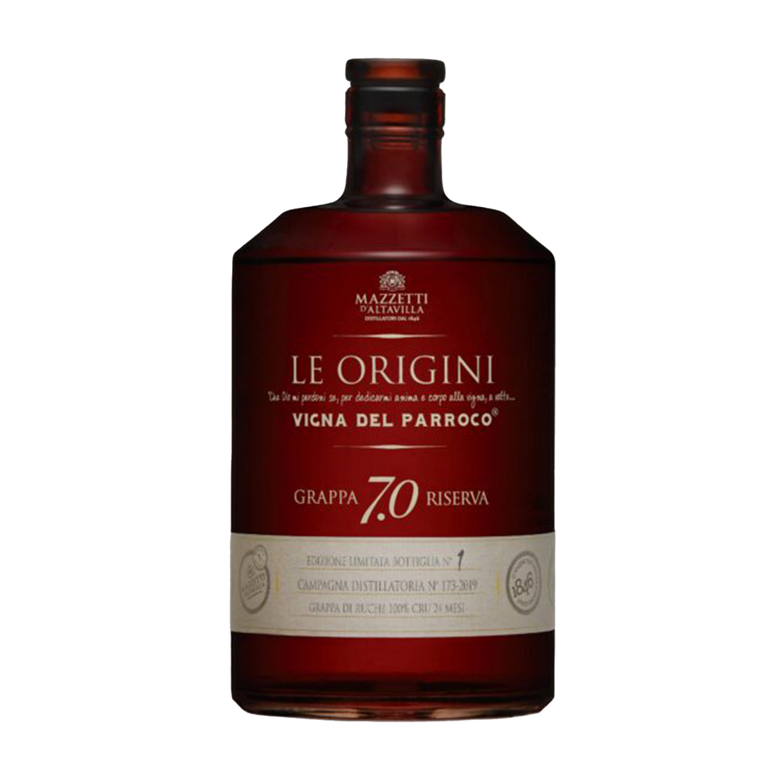 Grappa 7.0 Le Origin - Vigna Del Parroco Geschenkkarton, Piemonte