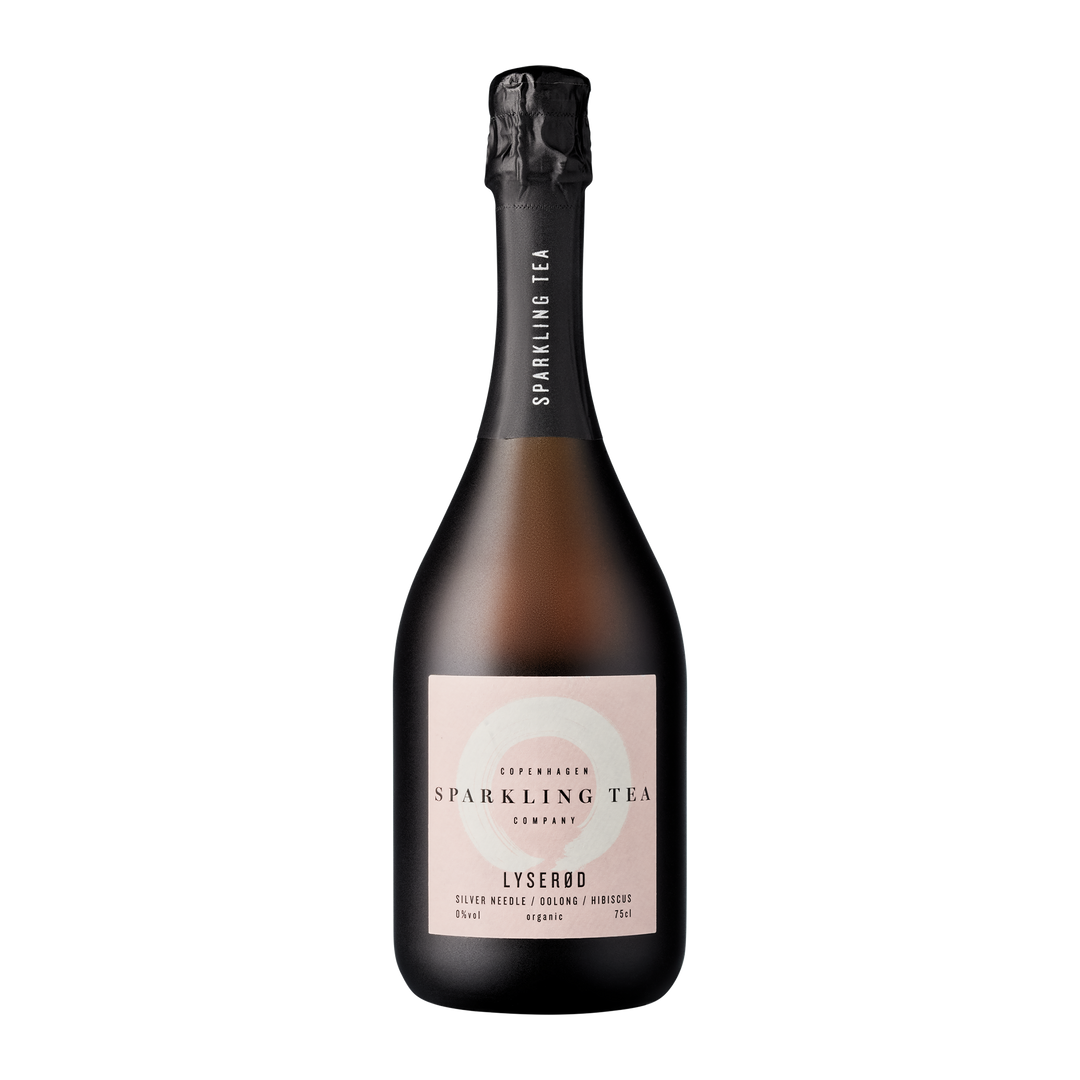 Lyserød Sparkling Tea, 0% vol. Alk.