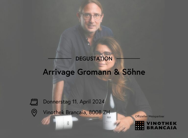 Degustation: Arrivage Gromann & Söhne